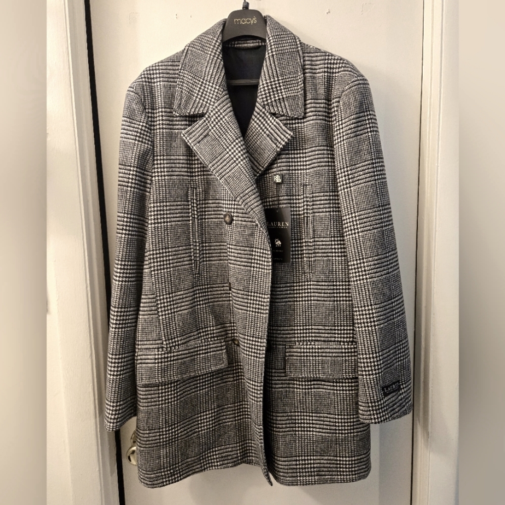 Ralph Lauren NWT Wool-Blend Pea Coat 42L